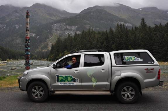 De volta ao rio Chilkat, perto de Haines, no sudeste do Alaska